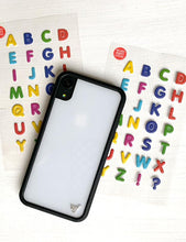 Load image into Gallery viewer, Alphabet Soup iPhone X/Xs Case Includes Stickers