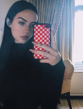 Load image into Gallery viewer, Red Checkers iPhone SE/6/7/8 Case