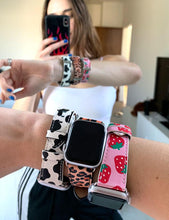 Load image into Gallery viewer, Navy Floral Apple Watch Band
