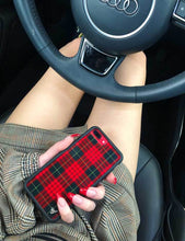 Load image into Gallery viewer, Red Plaid iPhone Xs Max Case
